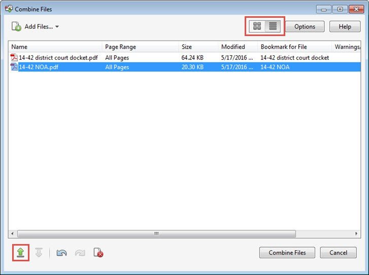 Order Files